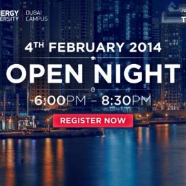 SYNERGY UNIVERSITY DUBAI INVITES YOU FOR AN OPEN NIGHT – FEB 4